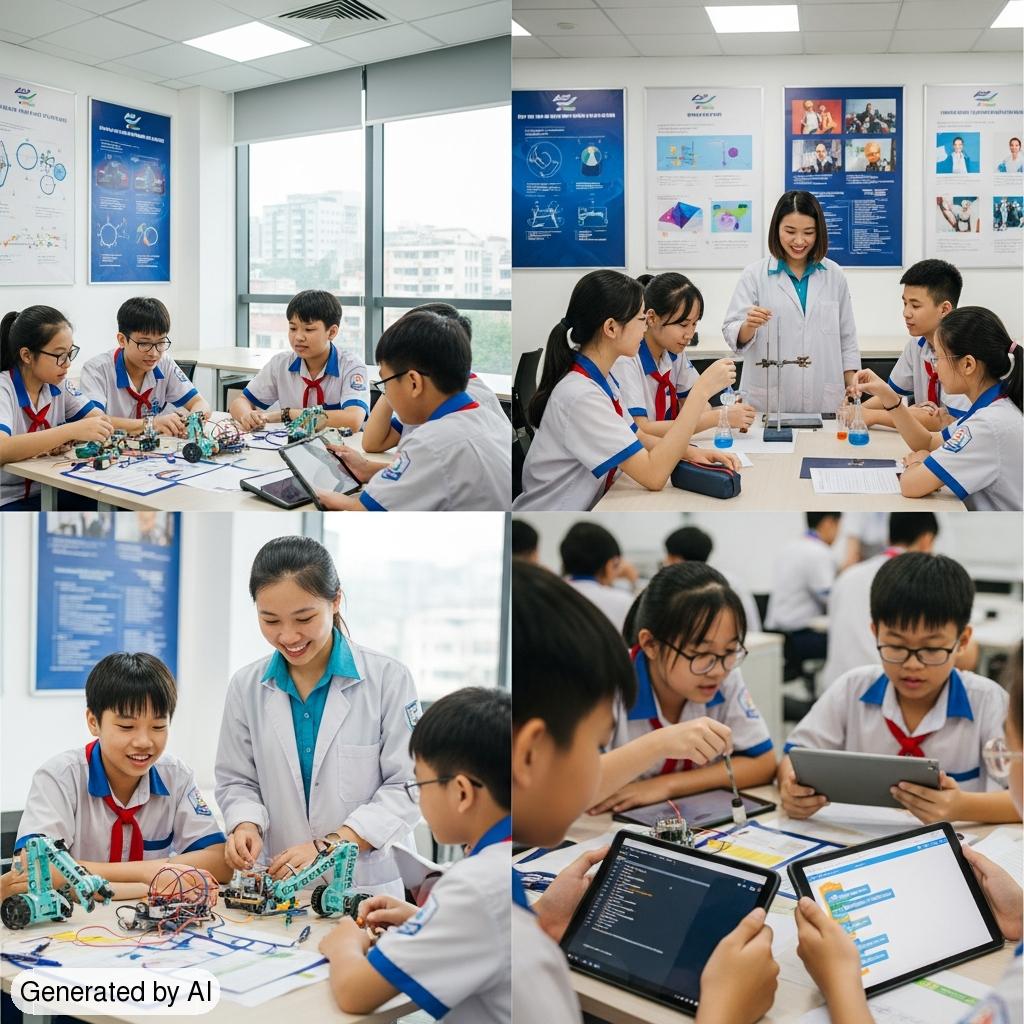 STEM education in Vietnam - Generated by AI